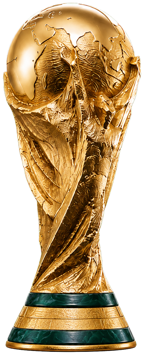 Gold World Cup trophy